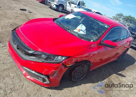2020 Honda Civic Lx z USA, uszkodzony, nr VIN 2HGFC2F62LH553713